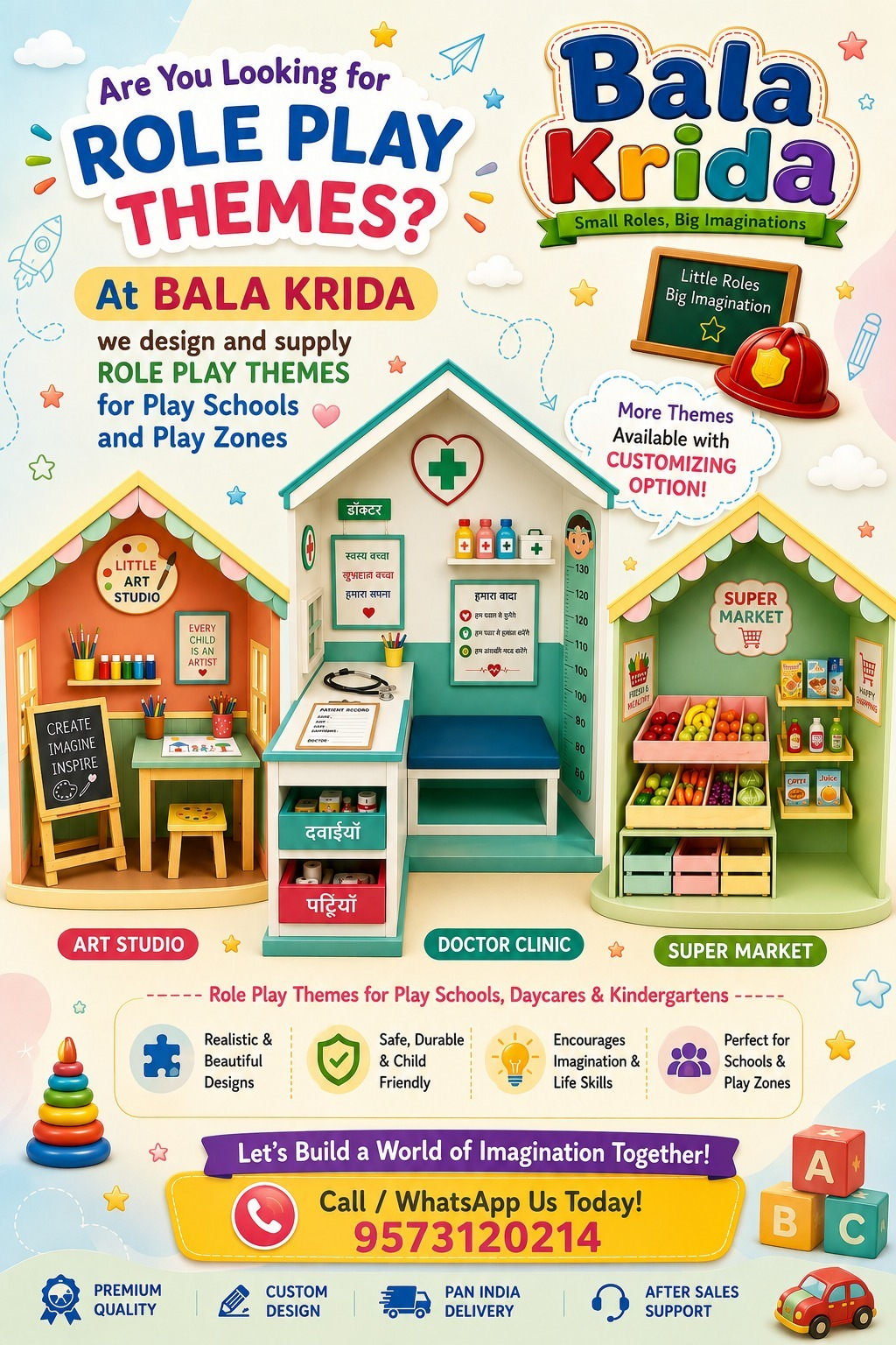Bala Krida - Role Play Themes for Play Schools, Daycares and Kindergartens